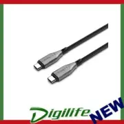 Cygnett Armoured USB-C to USB-C (2.0) Cable (3M) - Black(CY4678PCTYC), 5A/100W,B