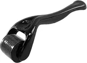 Derma Roller Microneedling Roller for Face, Includes Storage Case - 0.25mm, 1 Pack Black (black wheels)