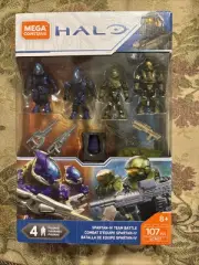 Mega Construx HALO Spartan IV Team Battle Set GCM37 107 Pieces Brand New !!