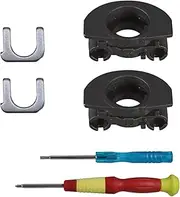 Adhiper WH-1000XM4 Hinge Swivels + U Shaped Metal Hinge Lock Grove Replacement for Sony WH-1000XM4 Headphone,Replacement Parts Accessories Hinge Spins(Black)