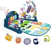 Baby Play Mat Baby Gym Funny Play Piano Tummy Time Baby Activity Mat with 5