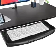 22"Wx11"D Under Desk Keyboard Tray Slide Out, Pull Out Keyboard Tray for Desk...