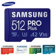32GB 64GB 128GB 256GB 512GB Samsung Micro SD Memory Card SDXC Class 10 TF Card
