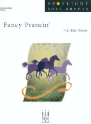 Fancy Prancin' Intermediate Piano Solo Sheet Music W T Skye Garcia