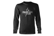Linkin Park Unisex Long Sleeved T-shirt: Smoke Logo