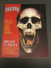 BRIAN LUMLEY - A NEW TERROR NOVEL PSYCHOSPHERE PUNCH OUT MASK - TOR BOOKS