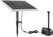50W Solar Powered Fountain Water Pump for Birdbath Fish Pond Garden Pool