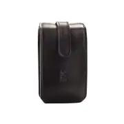 MÜHLE TRAVEL Black Leather Case Silvertip Fiber Modern Luxury Wet Shaving S