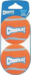 Dog Medium Tennis Balls for Medium Chuck It Launcher - 2 Balls (6cm Diameter)