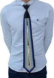 [Generico] LED Light Tie, Glowing Necktie LED, Voice Controlled Tie, Novelty LED Ties, Glowing Necktie, Voice-controlled Light-up Tie For Business, Birthdays, And Celebrations For Parties, Holidays