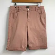 Buffalo David Bitton Women's Mid RIse Super Soft 14 Inseam Bermuda Size 12 NWT