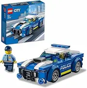 LEGO® City Police Car 60312 Building Kit for Kids Aged 5 and Up; Includes a Police Officer Minifigure with a Toy Torch and a Police Cap