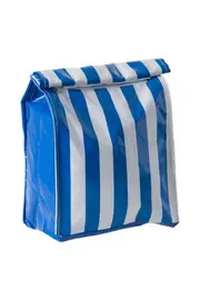 Lunch Bag Blue Stripes--BEN-BE-LBSPDB