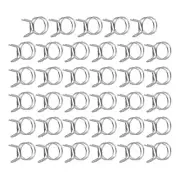 30Pcs 19mm/0.75inch Double Wire Spring Hose Clamp, Adjustable Spring Clips