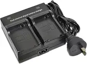 BTBAI EN-EL23 Battery Charger AC Wall Dual for ENEL23 Coolpix P600 P610 P610S S810C P900 P900s S810 B700 Camera u1a