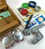 Badge A Minit Badge-A-Minit Vintage 1984 Starter Kit Political Merch Pin Maker