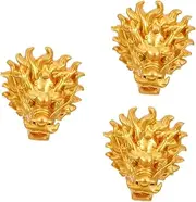 ORFOFE 3pcs Outdoor Garden Fountain Large Wall Fountain Dragon Head Elegant Water Feature Quick Setup