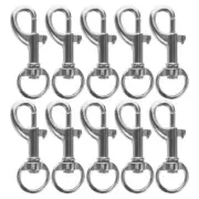 10 Pcs Pet Buckle Dog Chain Replacement Clasp Detachable Swivel Snap Hooks