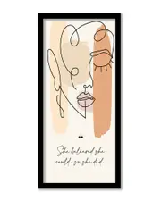 Ready2HangArt Mur Contour III Framed Print Wall Art by ChiChi Decor