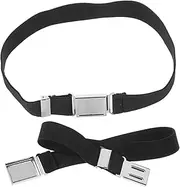 [LIGIGWASH] 2Pcs Magnetic Waist Belt Elastic Design for Boys Comfortable Fit for Uniforms Everyday Wear Stylish Accessory for Ages