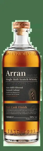 Arran Port Cask Finish Single Malt Scotch Whisky (700mL)