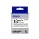 EPSON 耐久型系列 LK-5WBVN 白底黑字 18mm 標籤帶 S655423 適用 LW-500/LW-600P/LW-K600/LW-700/LW-Z900