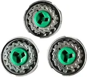 3Pcs Shaver SH90 Replacement Head, Compatible For Philips, Shaver S9000 S9011 S9021 S9031 S9041 Razor Blade Cutter Head Knife Net