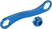 jininghaibo Compatible With YZ125 YZ250 YZ250F WRF 250 450 1998-2024 YZ450F YZ 125X 250X 250FX 450FX 22-27-30MM Wheel Axle Wrench Removal Spanner(Blue)