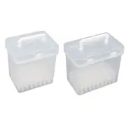 Marker Pens Storage Box Empty Accessory Art Pen Holder with Handle for Study