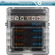 6 Way LED Indicator Auto Blade Fuse Holder Box Block For 12V 32V Marine Car Kit