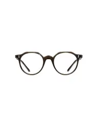 Black logo flat mirror 48