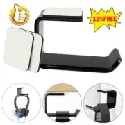 Headphone Stand Hanger Hook Tape Under Desk Dual Headset Mount Tool AU S2J9