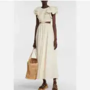NWT Zimmermann Anneke Cut-Out Ruffle Dress
