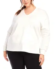 Karen Kane V Neck Sweatshirt