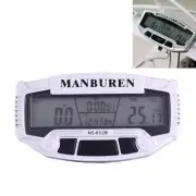 Multifunction LCD Display Cycle Computer Odometer Speedometer (Silver)