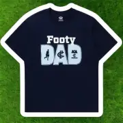 NEW Carlton Blues Mens Footy Dad Tee