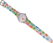 [VALICLUD] 1Pc Flower Watch with Silicone Band Creative Cartoon Design Wristwatch for Yellow Pointer Durable and Safe Material present for Boys