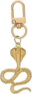 [Hohopeti] Snake Keychain Charm for Women Unique Snake Shaped Pendant for Bags Backpacks Car Keys Stylish Keychain Accessories for Fashion Lovers