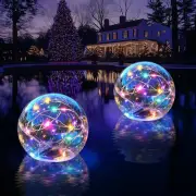 Solar Floating Pool Lights, Colorful Solar Pool Lights That Float Glow in the Da