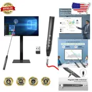 USB-A Compatible Presentation Clicker & Laser Pointer with Telescopic Stick
