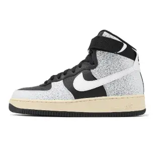 【NIKE 耐吉】休閒鞋 Air Force 1 High 07 LX 男鞋 黑 白 AF1 50週年 嘻哈 吊飾(FB2049-001)