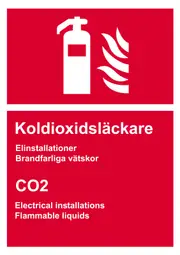 [Namly Design] Sticker - Fire Extinguisher Sign