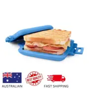 Microwave Toastie Maker Easy Use Toaster Pink Black Green Blue !!Random Colour!!