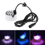 1 Pc Fog Maker Atomizer 12led Lights Landscape Fog Rockery Sprayer High Quality