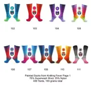 CLEARANCE: Painted Sock Yarn; Matched Pair of Skeins: 15 Colors Available