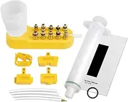 Coolant Bleeder Tools Kit | Pneumatic Brake Fluid and Clutch Bleeding Extractor Tool - Manual Cylinder Repair Bleeder Set for Riding, Home, Repair Shop, Factory