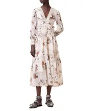 Allsaints Zora Floral Midi Dress