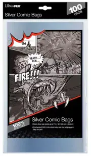 Ultra PRO Silver Size Comic Bags (100) | Silver Age | Comic Book Storage