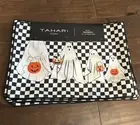 Tahari Set Of 4 Placemats New Ghost With Pumpkin Baskets Checkered