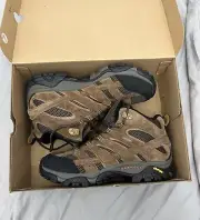 Merrell Moab 2 Mid Waterproof Hiking Boot Brown Earth Men US 11 Wide NEW in Box